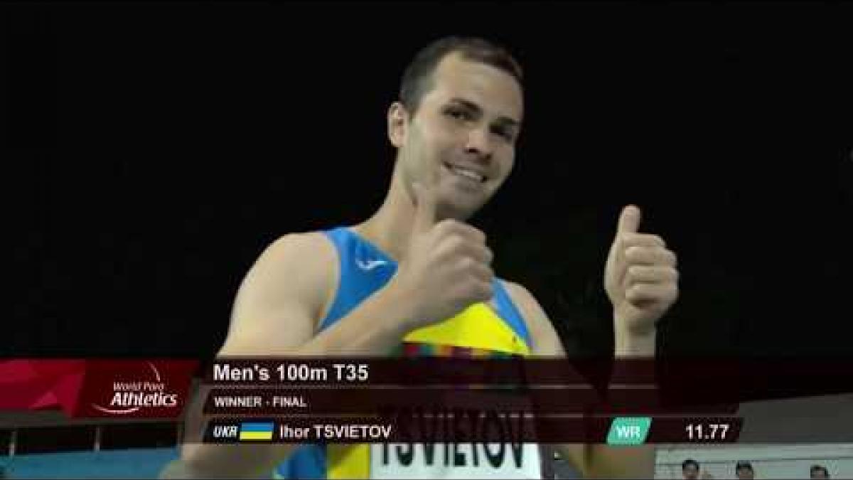 Men's 100m T35 Final | Dubai 2019