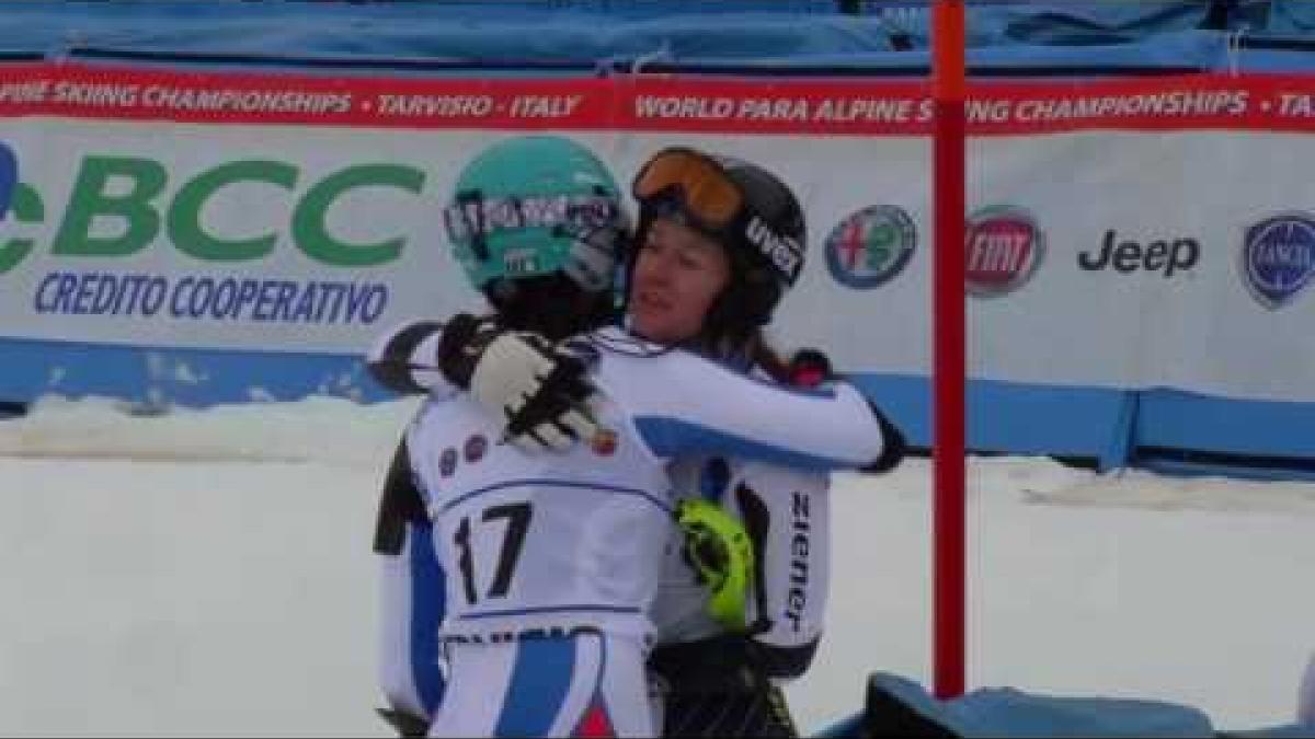 Women's sitting | Slalom 2nd run | 2017 World Para Alpine Skiing Championships, Tarvisio