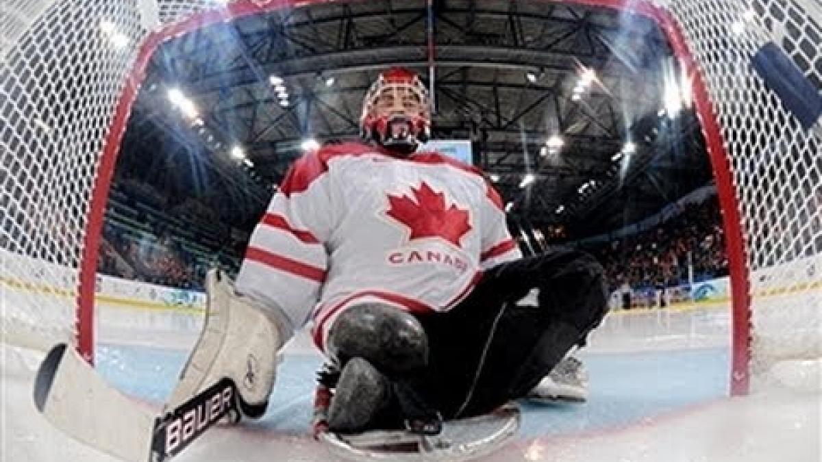 International Ice Sledge Hockey Tournament "4 Nations" Sochi Russia vs. Norway