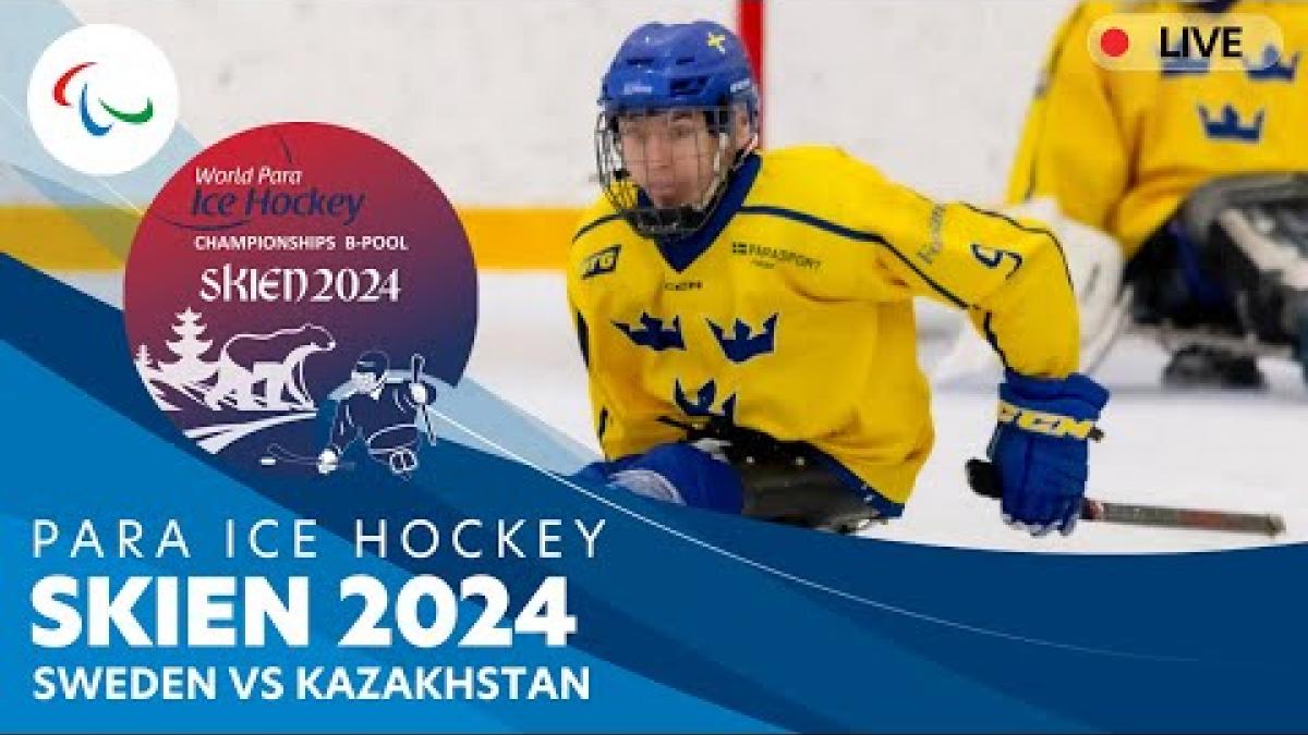 Day 1 | Sweden vs Kazakhstan | Skien 2024 World Para Ice Hockey Championships B-Pool