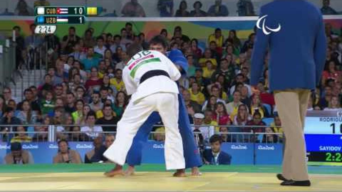 Judo | Cuba v Uzbekistan | Men's -73kg Bronze Medal Contest A | Rio 2016 Paralympic Games