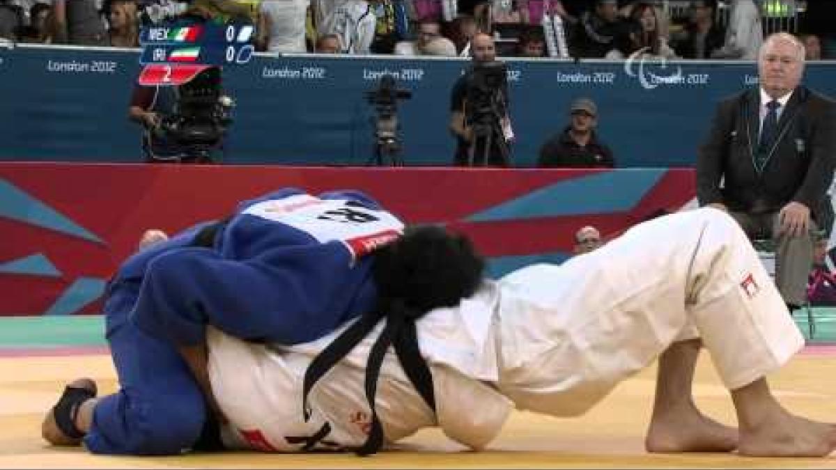 Judo - Men -90 kg Repechage - Mexico versus Iran - 2012 London Paralympic Games