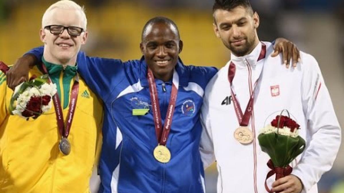 Men's 200m T13 | Victory Ceremony |  2015 IPC Athletics World Championships Doha