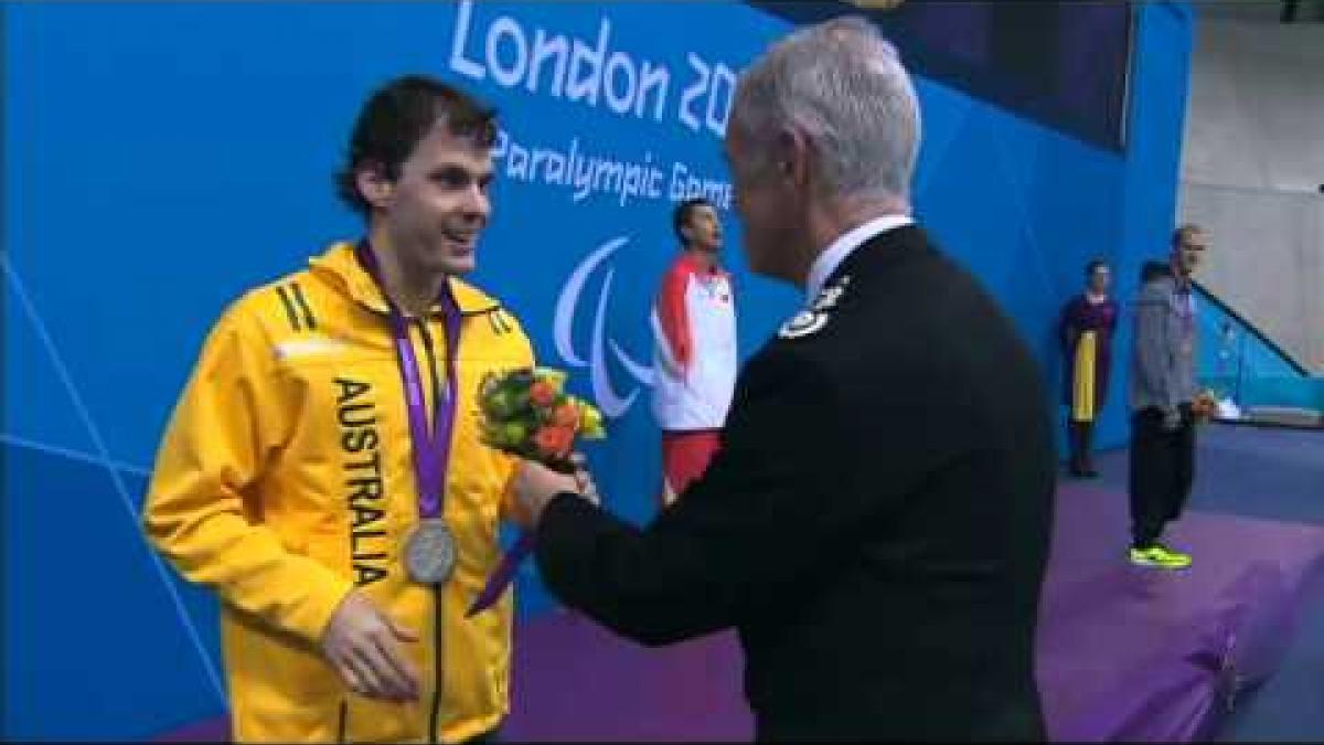Swimming - Men's 100m Freestyle - S7 Victory Ceremony - London 2012 Paralympic Games