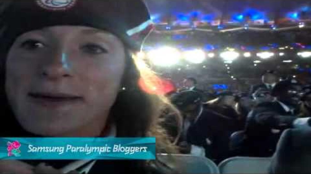 Tatyana McFadden - Opening cermony, Paralympics 2012