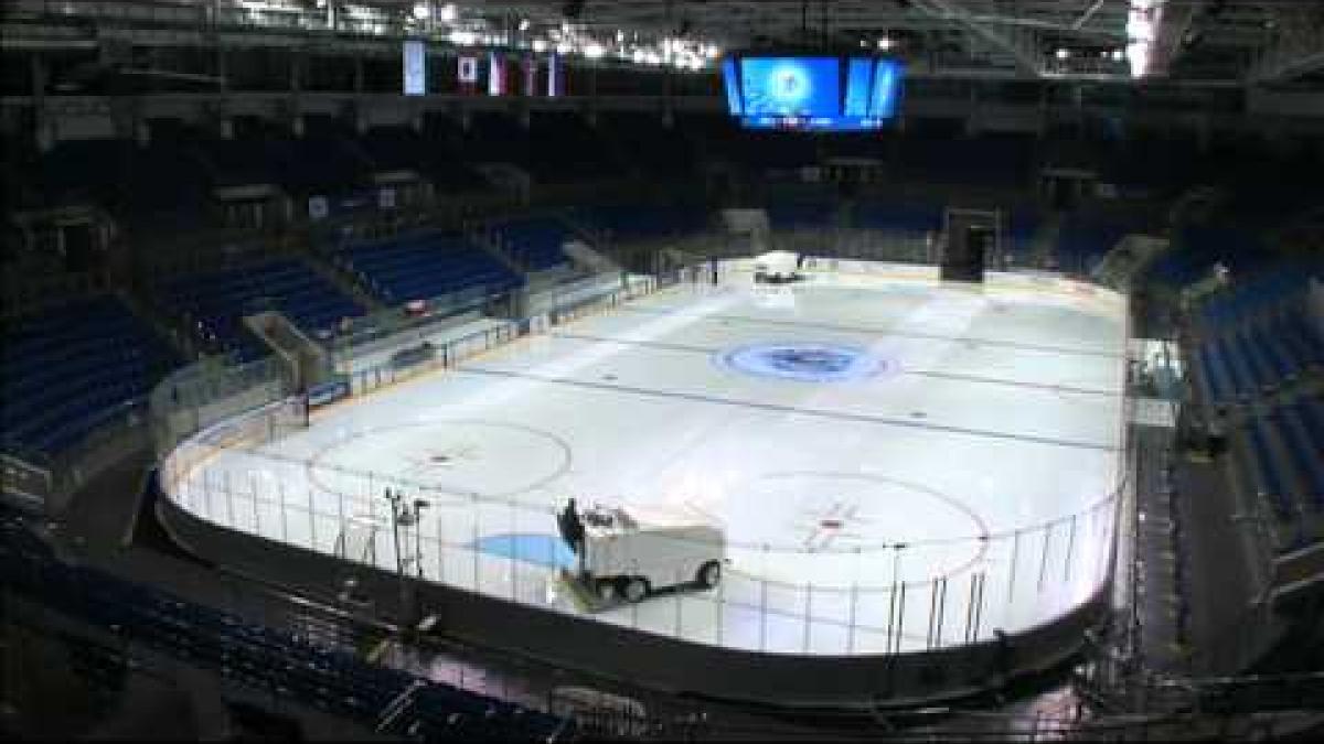 Semi-final 1 - International Ice Sledge Hockey Tournament "4 Nations" Sochi