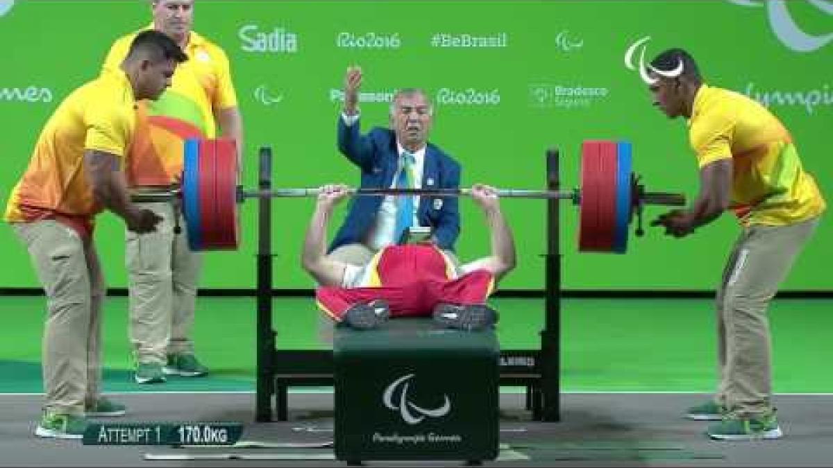 Powerlifting | WANG Jian wins Silver | Men’s -54kg | Rio 2016 Paralympic Games