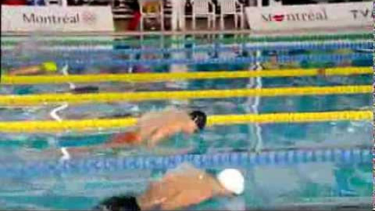 Swimming - men's 100m butterfly S13 - 2013 IPC Swimming World Championships Montreal