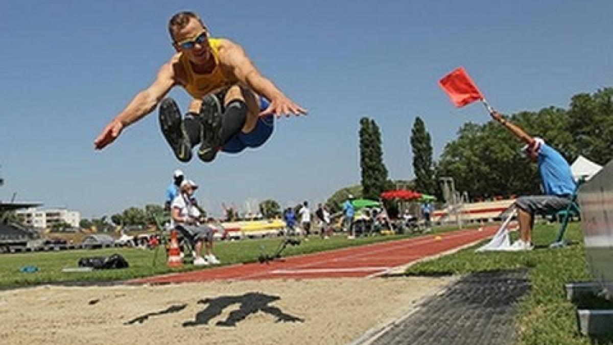 Athletics - Per Josson - men's long jump T13 final - 2013 IPC Athletics World Championships, Lyon