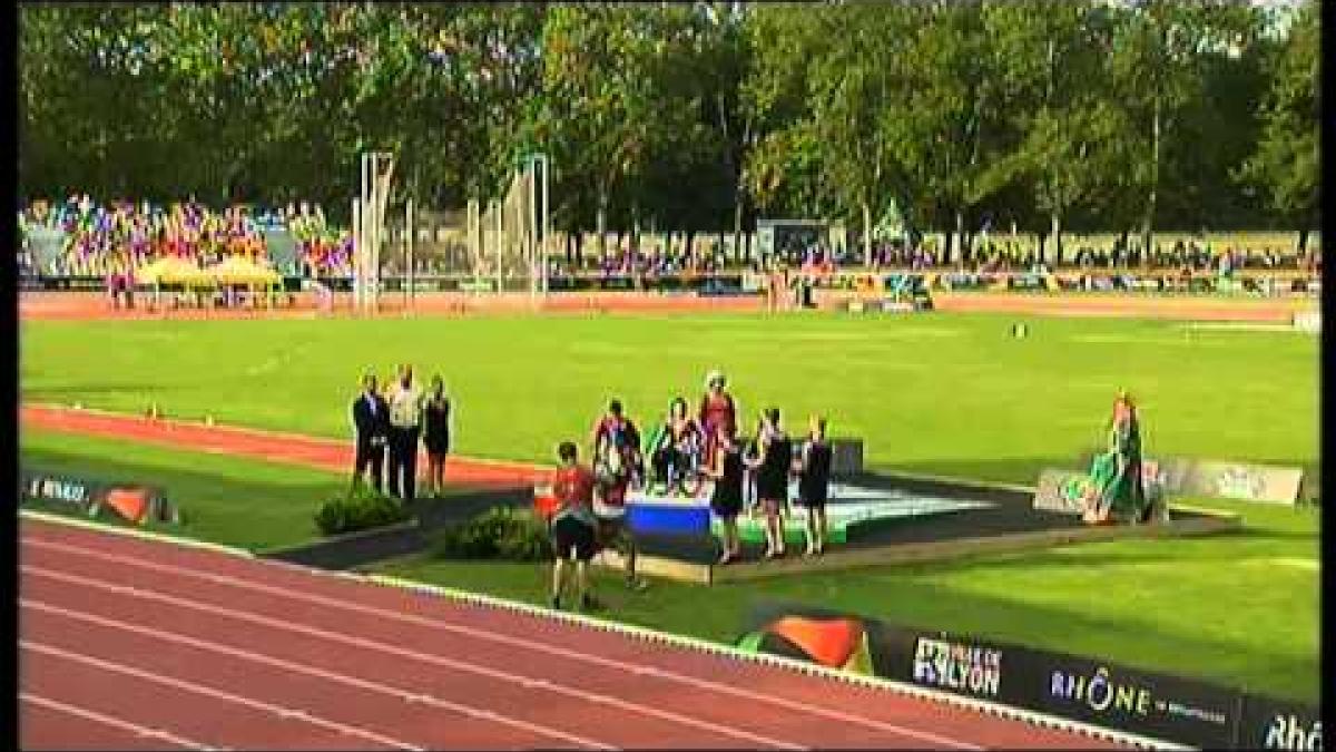 Athletics - women's 100m T52 Medal Ceremony - 2013 IPC Athletics World Championships, Lyon