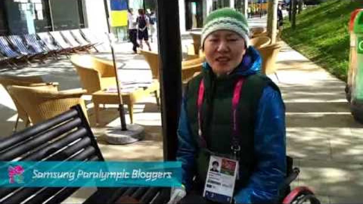 Samsung Blogger - Kyoung Jeon, Korean swimming team, Paralympics 2012