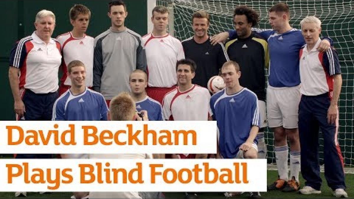Beckham plays football 5-a-side