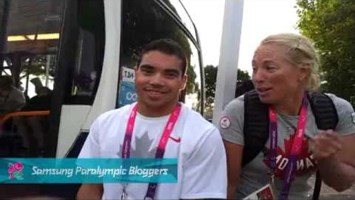 Michelle Stilwell - Meeting Team Canada, Paralympics 2012