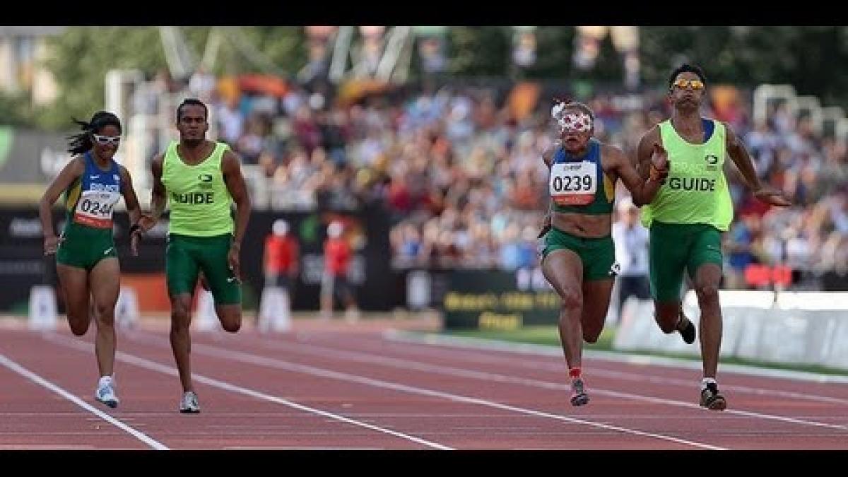 Athletics - women's 100m T11 final - 2013 IPC Athletics World Championships, Lyon