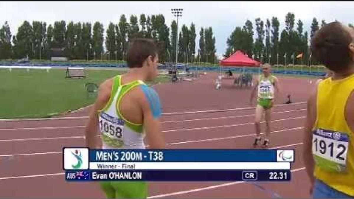 Men's 200m T38 - 2011 IPC Athletics World Champioships