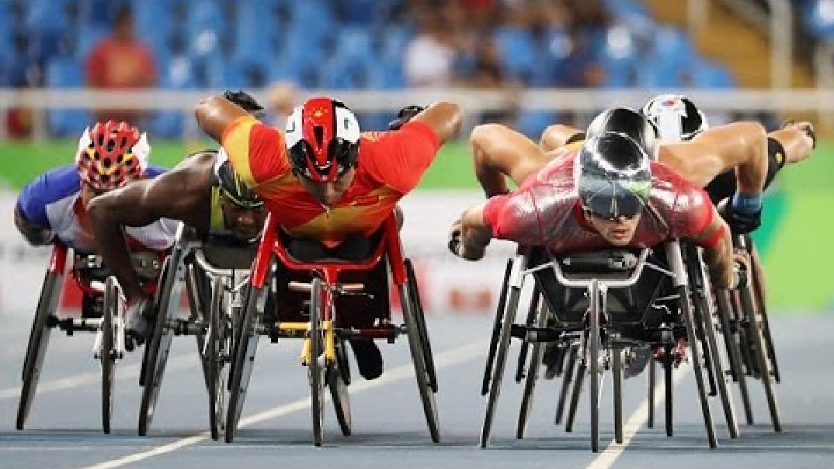 Athletics | Men's 800m - T54 Round 1 Heat 3 | Rio 2016 Paralympic Games