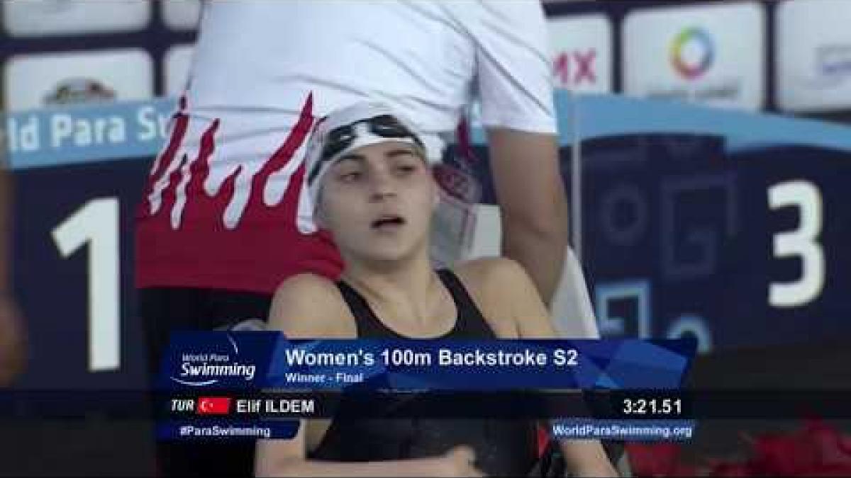 Women's 100 m Backstroke S2 Final | Mexico City 2017 World Para Swimming Championships
