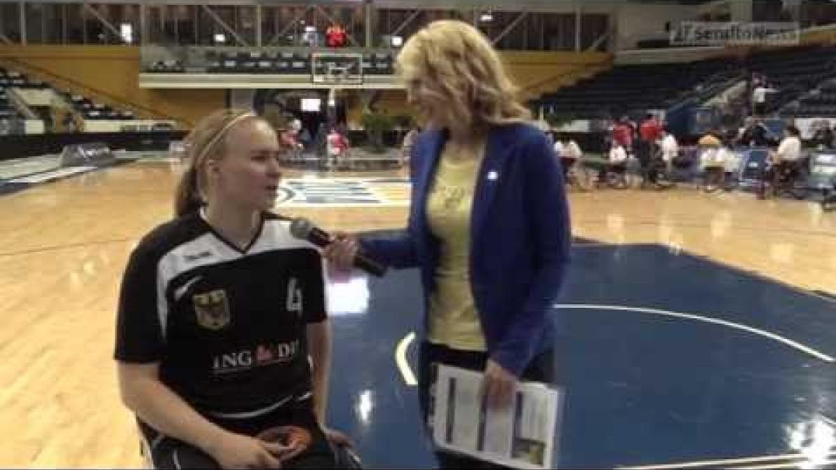 Interview: Mareike Adermann (Germany) | 2014 IWBF Women's World WheelchairBasketball Championships