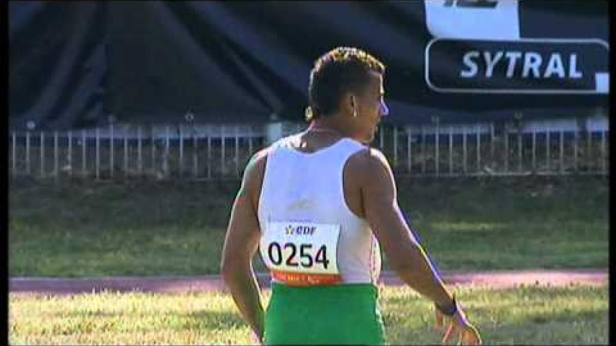 Athletics - Radoslav Zlatanov - men's long jump T13 final - 2013 IPC Athletics World C...