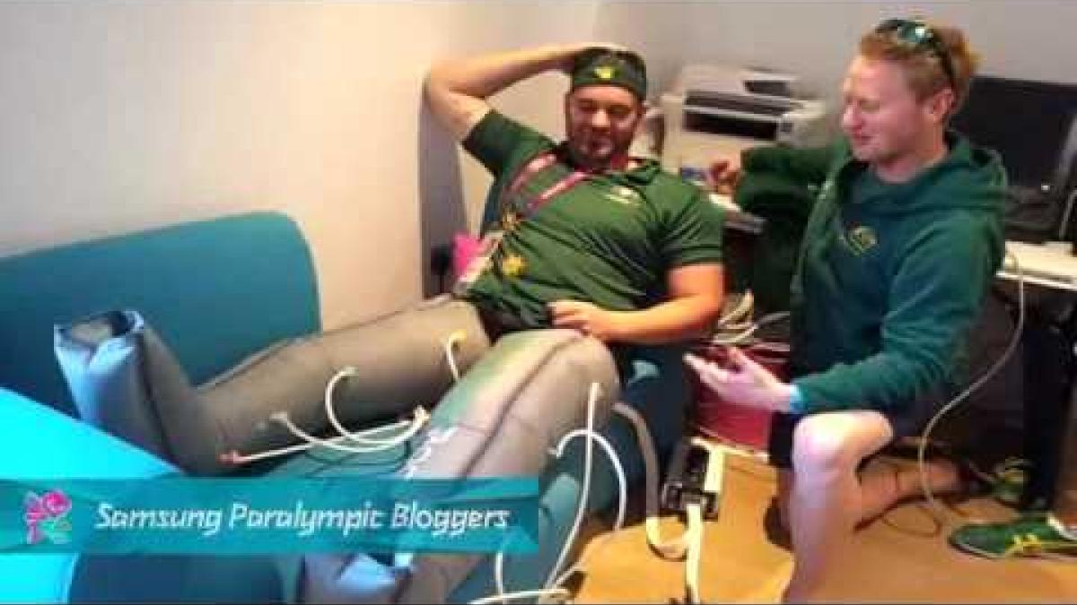 Brad Ness - Recovery with Harry, Paralympics 2012