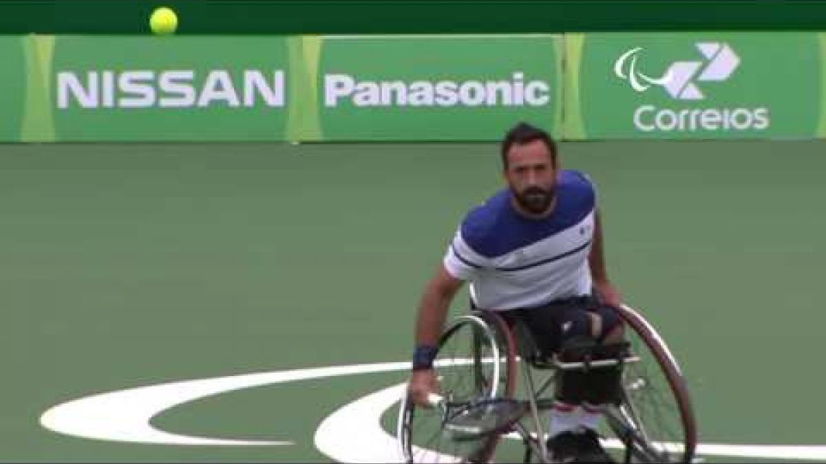 Day 2 evening | Wheelchair tennis highlights | Rio 2016 Paralympic Games