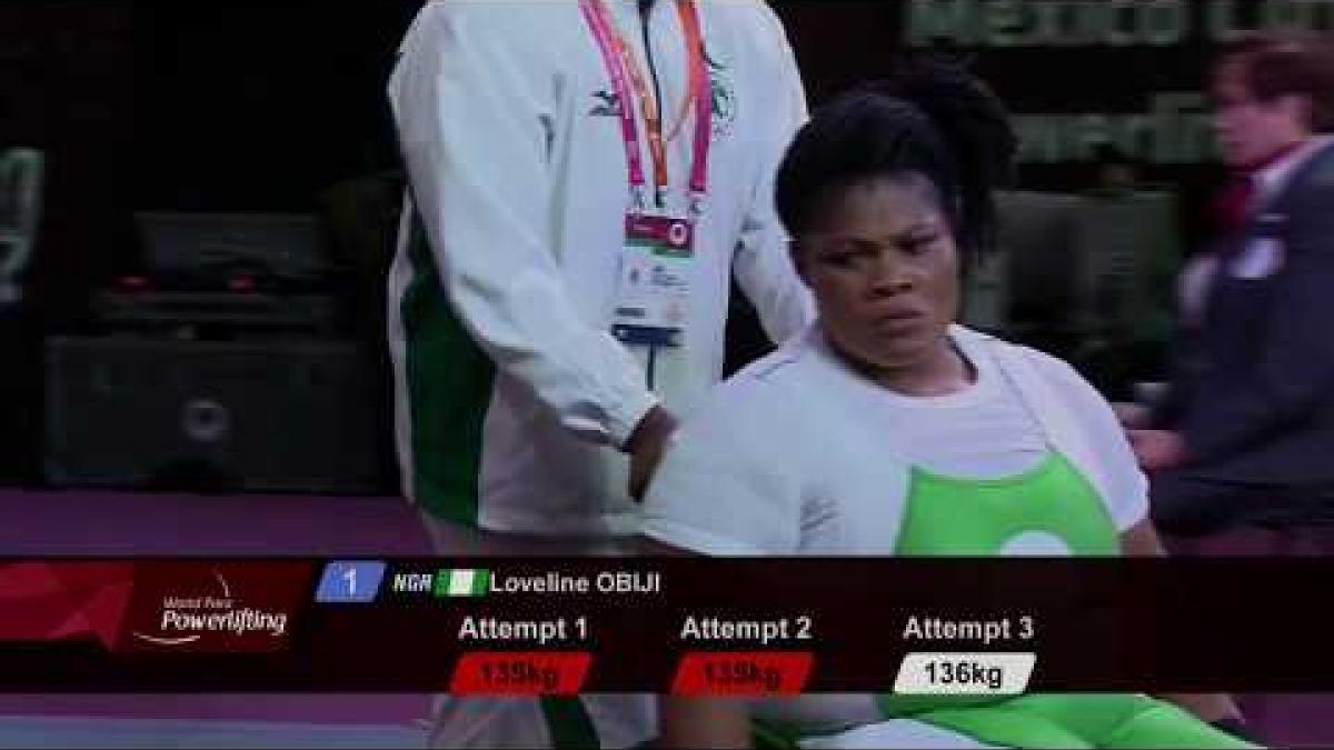 Loveline Obiji | Silver | Women's Over 86kg | Mexico City 2017 World Para Powerlifting Championships