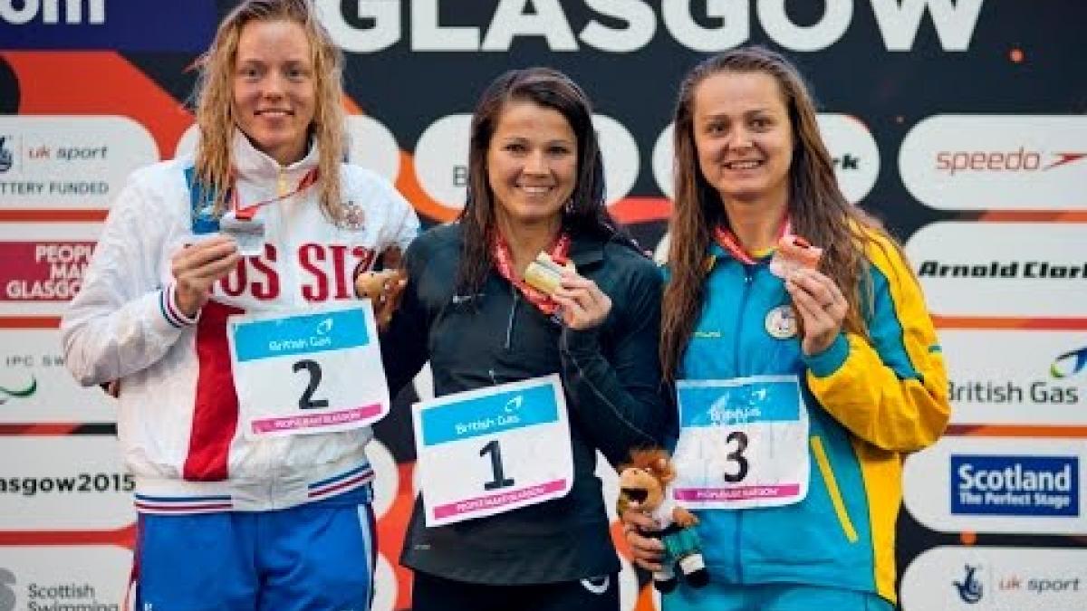 Women's 200m IM SM13 | Victory Ceremony | 2015 IPC Swimming World Championships Glasgow