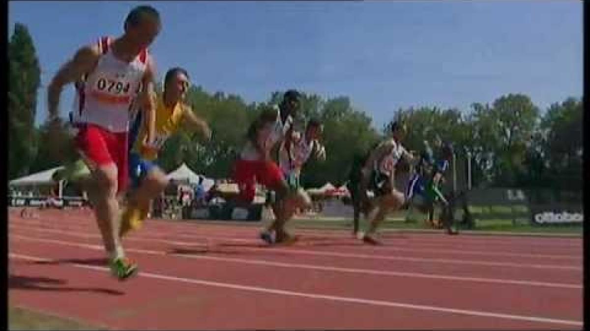 Athletics - Men's 100m T46 semifinals 1 - 2013 IPC Athletics World Championships, Lyon