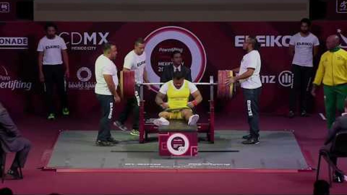 Evanio Da Silva | Bronze | Men's Up to 88kg | Mexico City 2017 World Para Powerlifting Championships