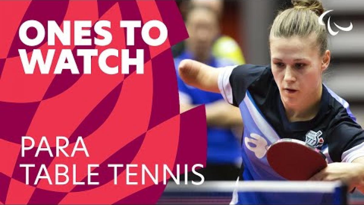 Table Tennis ones to watch