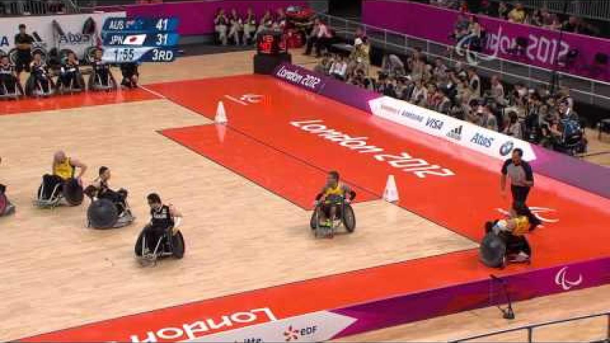 Wheelchair Rugby - AUS vs JPN - Mixed Semifinal 2 - London 2012 Paralympic Games.mp4