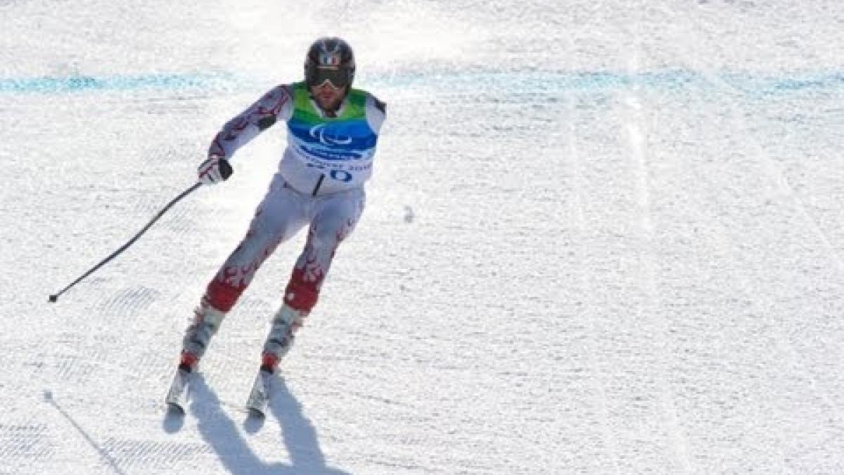 Giant slalom standing second run - alpine skiing - Vancouver 2010 Winter Paralympics