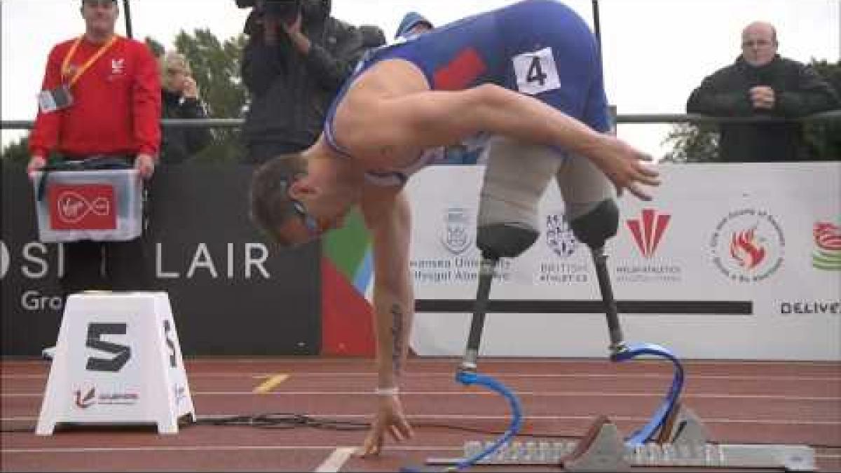 Men's 200m T42 | final | 2014 IPC Athletics European Championships Swansea