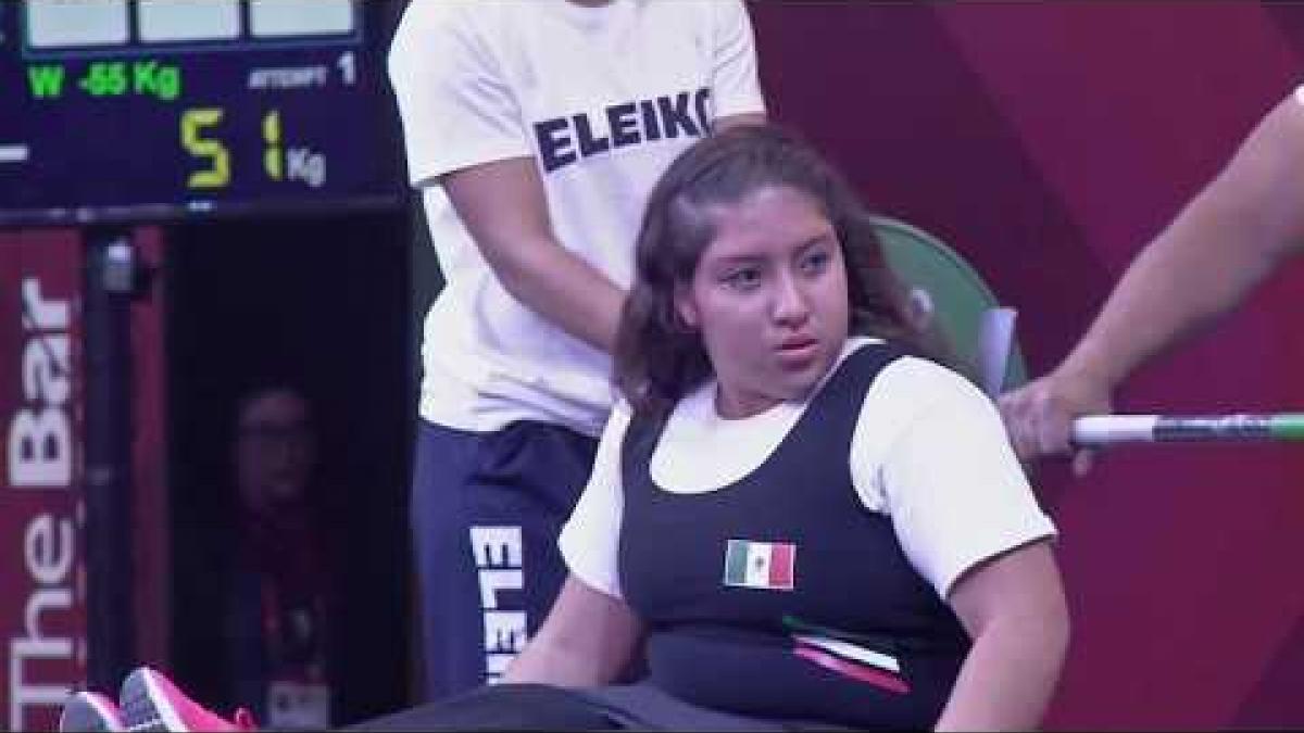 Women's Up to 55 kg |Mexico City 2017 World Para Powerlifting Junior Championships
