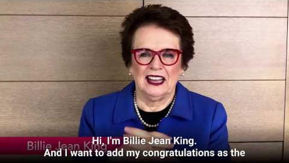 Billie Jean King | IPC 30th Anniversary
