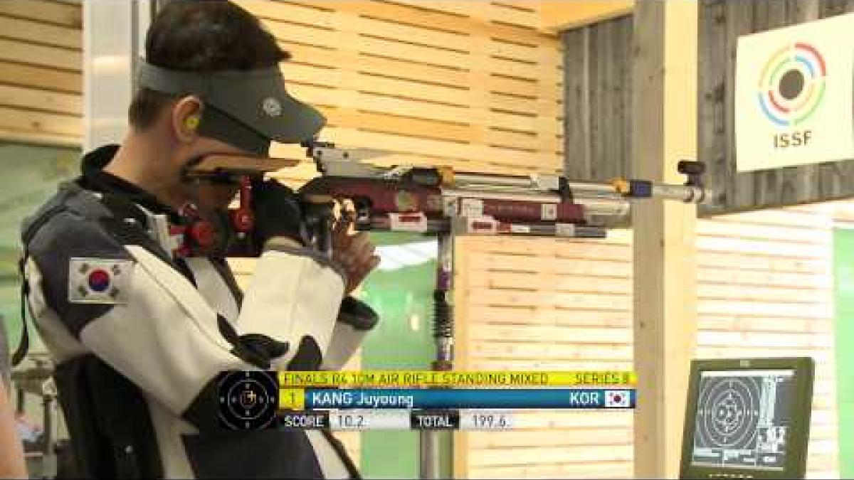 R4 men's 10m air rifle standing | 2014 IPC Shooting World Championships
