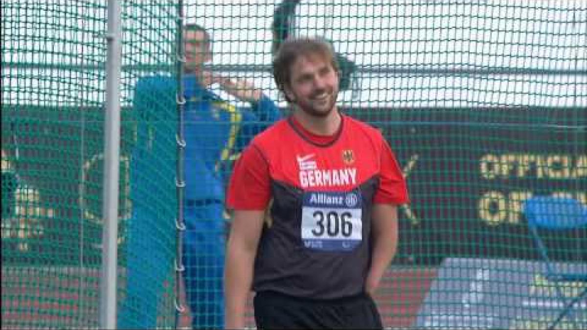 Men's discus F46 | 2014 IPC Athletics European Championships Swansea