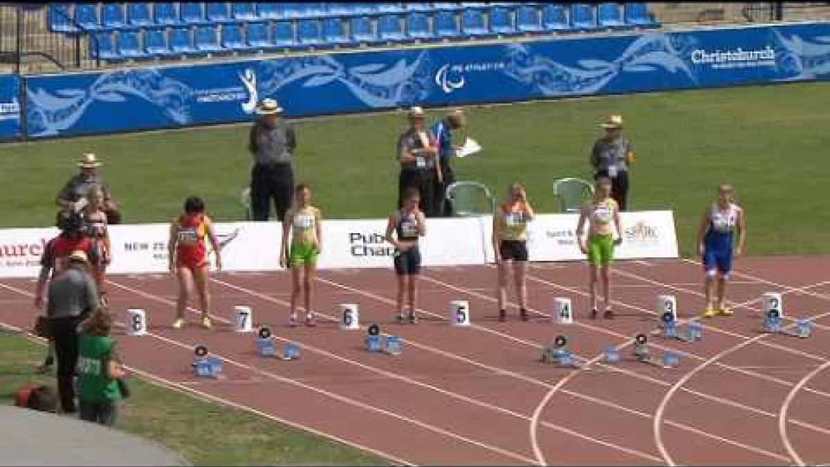 Women's 100m T35 - 2011 IPC Athletics World Championships