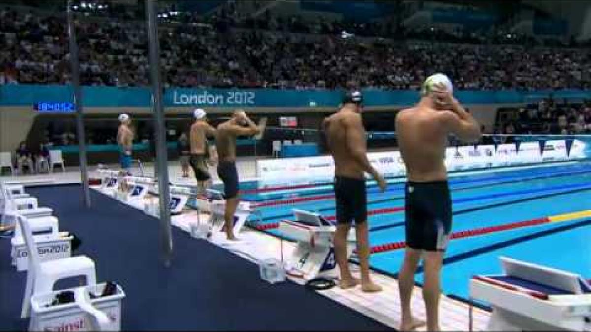 Swimming - Men&#039;s 100m Backstroke - S10 Final - London 2012 Paralympic Games