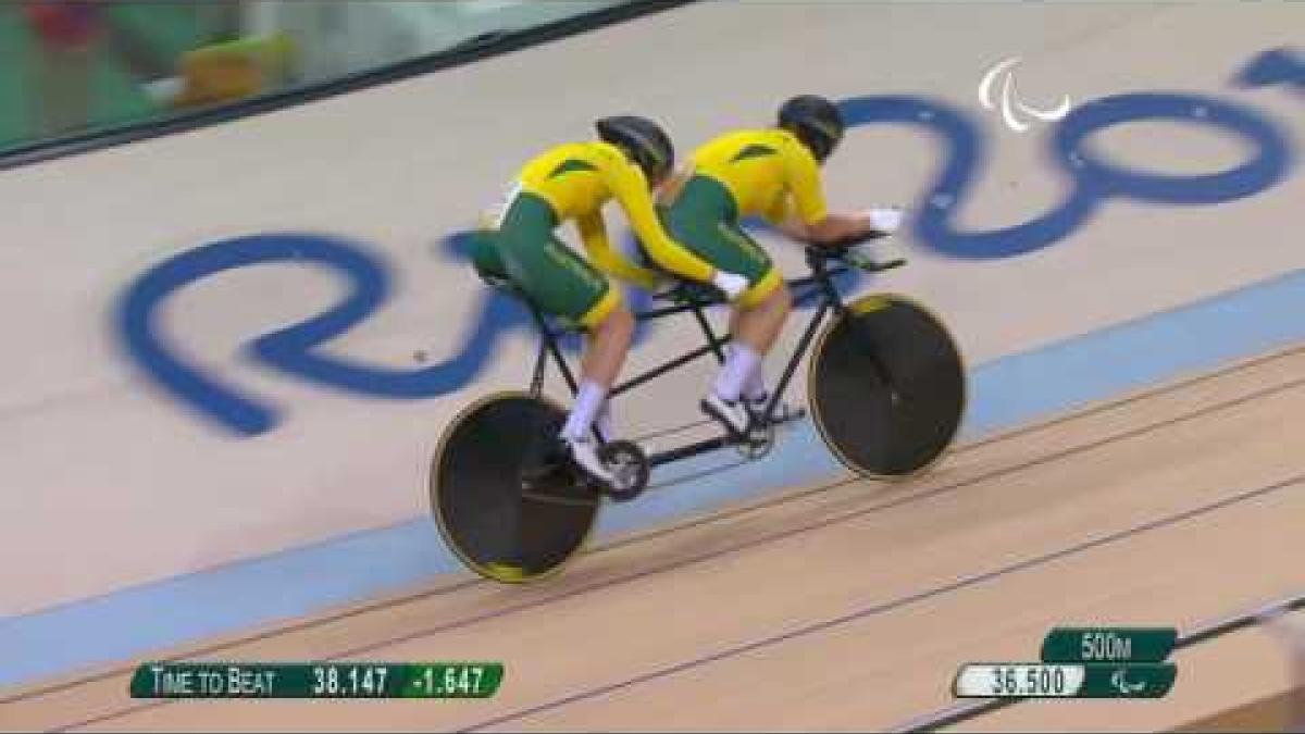 Cycling track | Women&#039;s B 1000m | GALLAGHER Jessica wins Bronze | Rio 2016 Paralympic Games