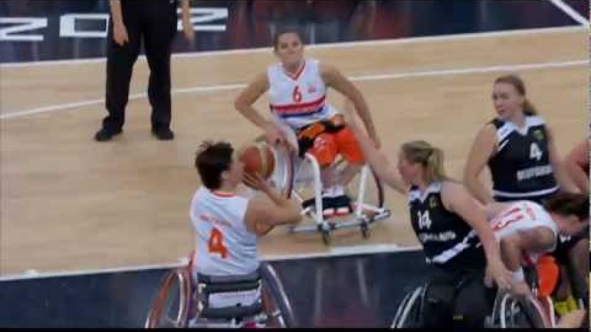 Wheelchair Basketball Women's Semi-final - NED versus GER- London 2012 Paralympic Games