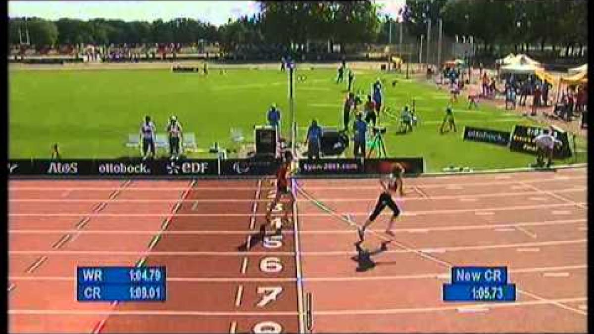 Athletics - women's 400m T37 final - 2013 IPC Athletics World Championships, Lyon