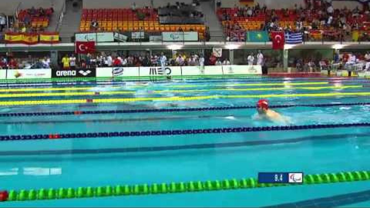 Men's 100m Breaststroke SB6  | Heat 1 | 2016 IPC Swimming European Open Championships Funchal