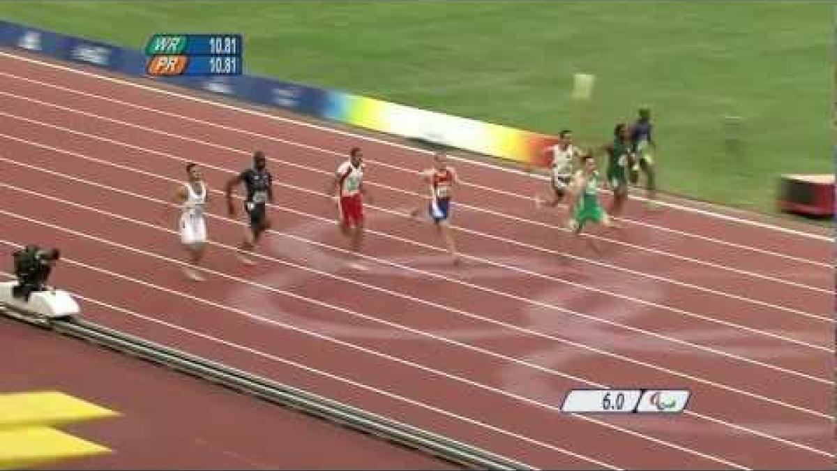 Men's 100m T13 - Beijing 2008 Paralympic Games