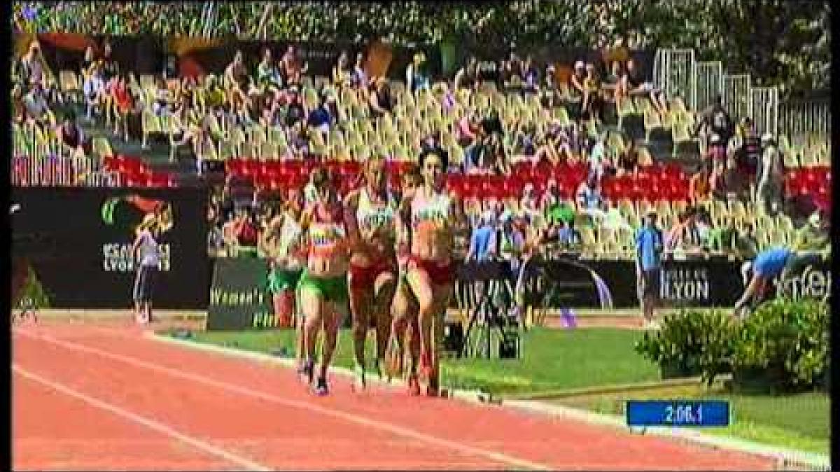 Athletics - women's 1500m T20 final  - 2013 IPC Athletics World Championships, Lyon