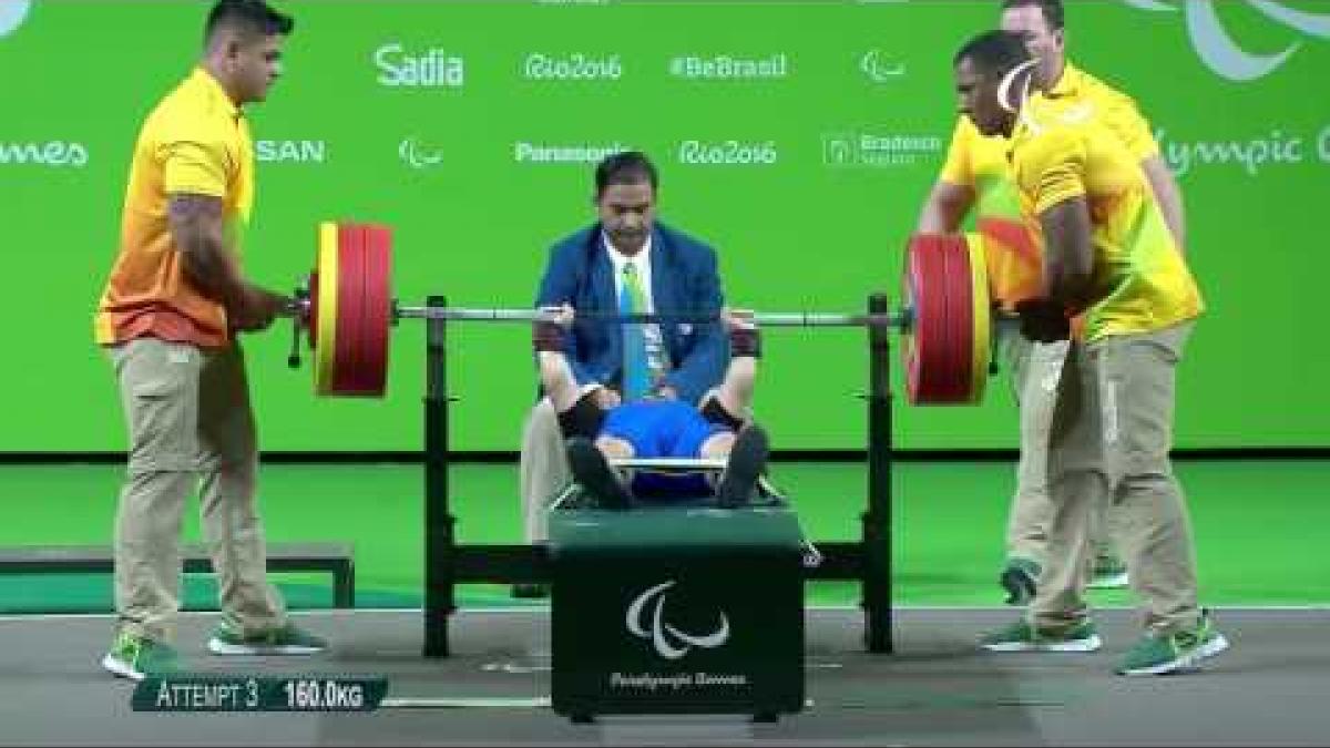 Powerlifting | TUNKEL Nandor Wins Bronze | Men’s -49kg  | Rio 2016 Paralympic Games