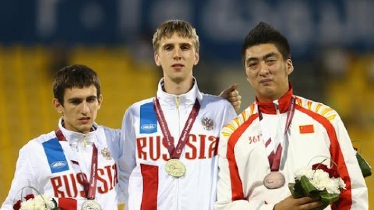 Men's 100m T35 | Victory Ceremony |  2015 IPC Athletics World Championships Doha