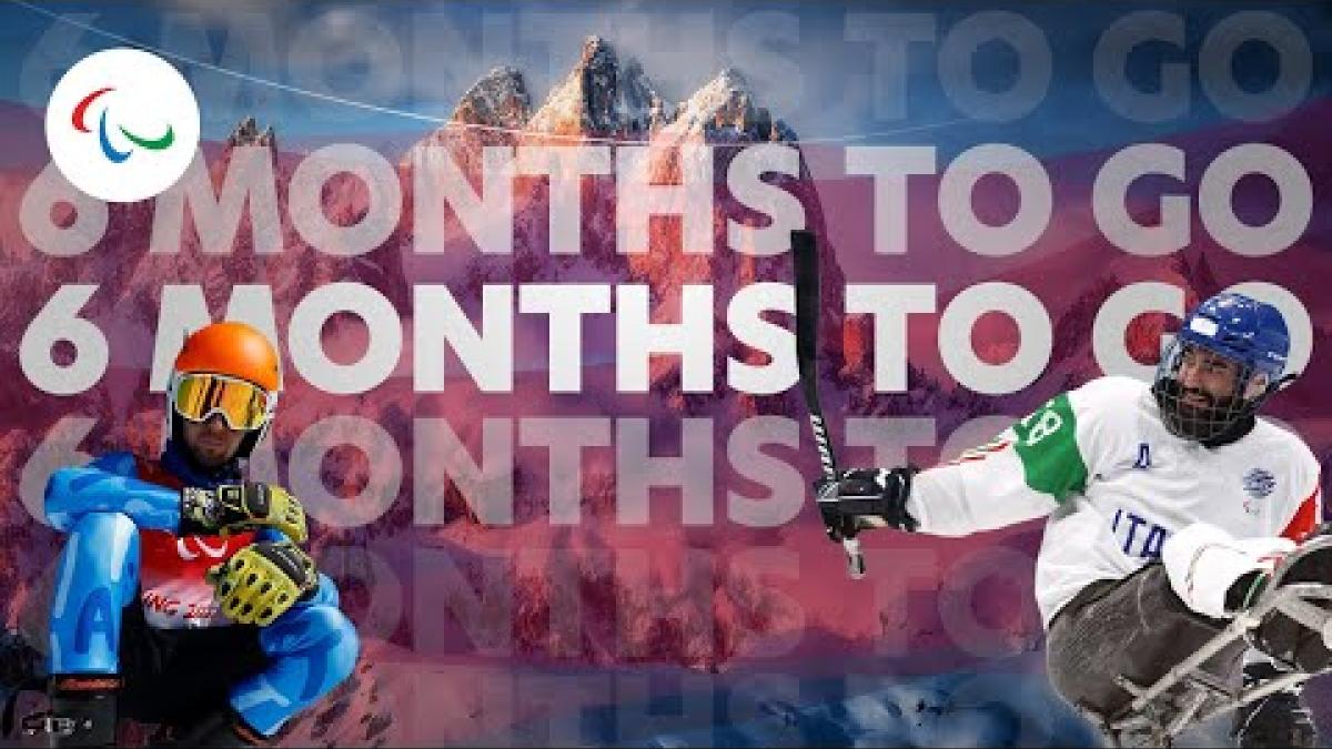 Milano Cortina 2026 six months to go video featuring Para athletes