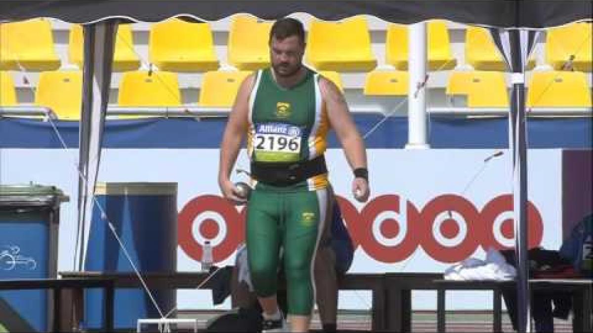 Men's shot put F38 | final |  2015 IPC Athletics World Championships Doha