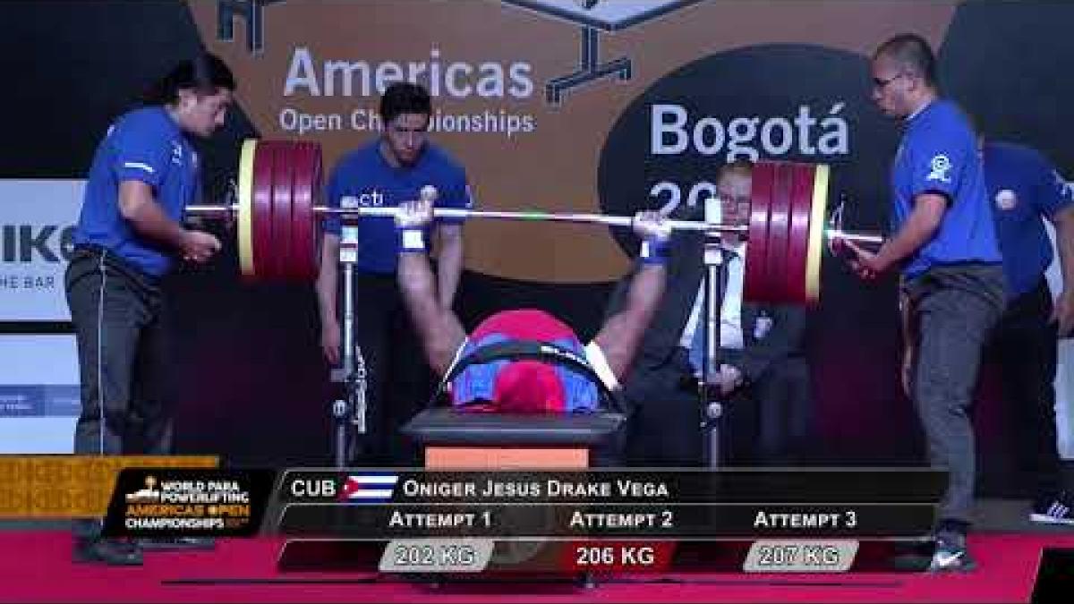 Oniger Drake Vega | Cuba | Men's up to 88kg | WPPO Americas Champs | Bogota 2018